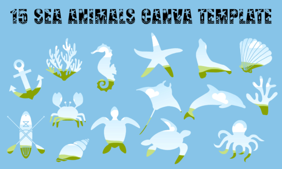 15 Sea Animal Canva Templates for Your Summer Team