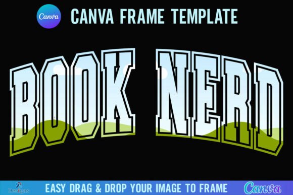 Book Nerd Canva Frame: A Bookish Varsity for Designers
