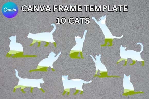 Cats Canva Frame Template: A Whimsical Solution for Creatives