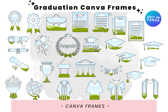 Celebrate Your Milestone with Editable Canva Frames