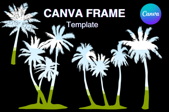 Coconut Palm Tree Canva Frame Template_1: A Designer's Guide