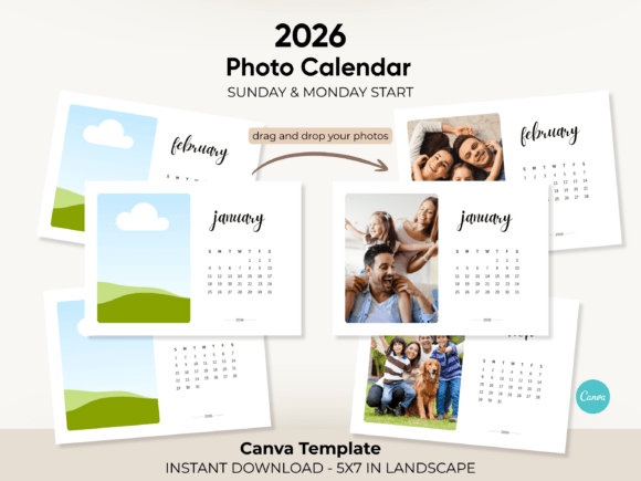 Design Your Year: The 2026 Photo Calendar Template