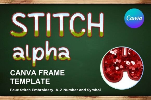 Faux Embroidery Canva Frame Letters_35: Your Guide to This Digital Design Tool