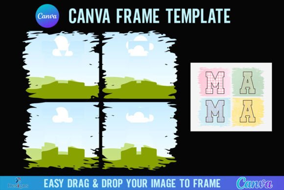 Mama Brushstroke Canva Frame Distressed: Your Guide to Authentic Texture