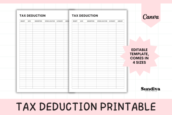 Master Your Finances with This Tax Deduction Tracker
