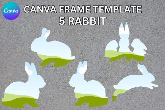 Rabbit Canva Frame Template: A Guide for Digital Crafters