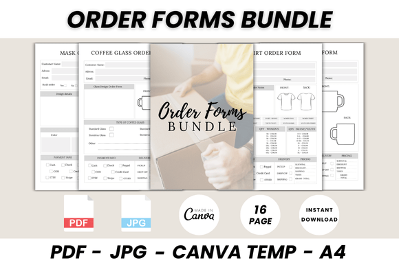 Streamline Your Business: The Ultimate Order Forms Bundle