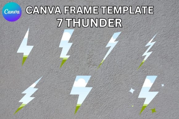 Thunder Canva Frame Template: Bold Visual Framing