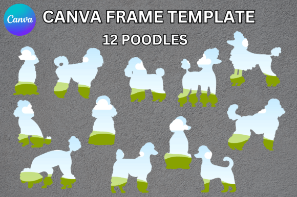 Unleash Your Creativity with Poodle Canva Frame Templates