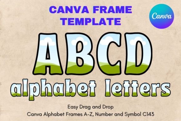 Unlock Your Brand’s Potential with Canva Letters Frame Alphabet Template143