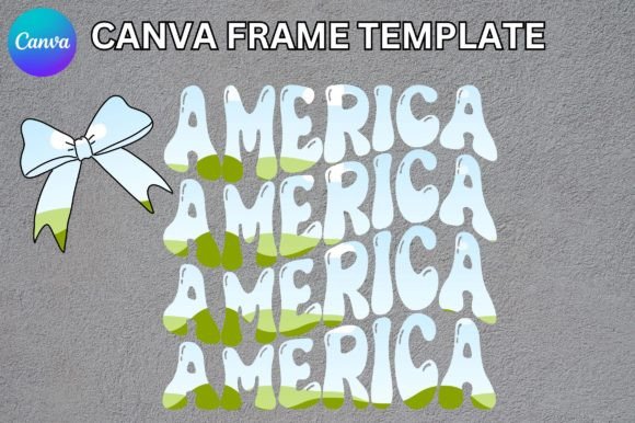 Unlocking Creative Projects with America Coquette Canva Frame Template