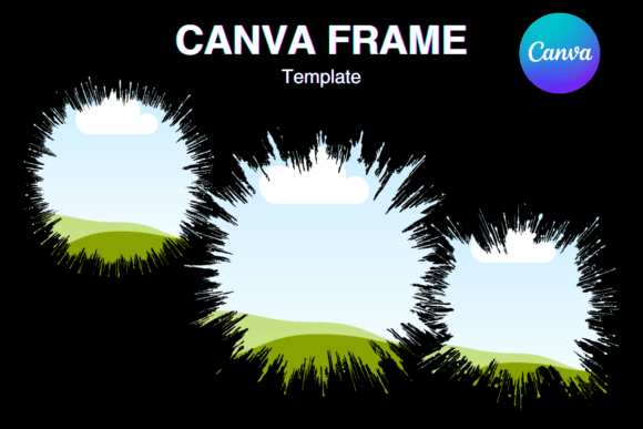 Watercolor Splash Canva Frame Effect_C: Creative Design Guide